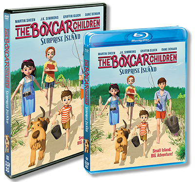 The Boxcar Children Surprise Island Blu-Ray and DVD